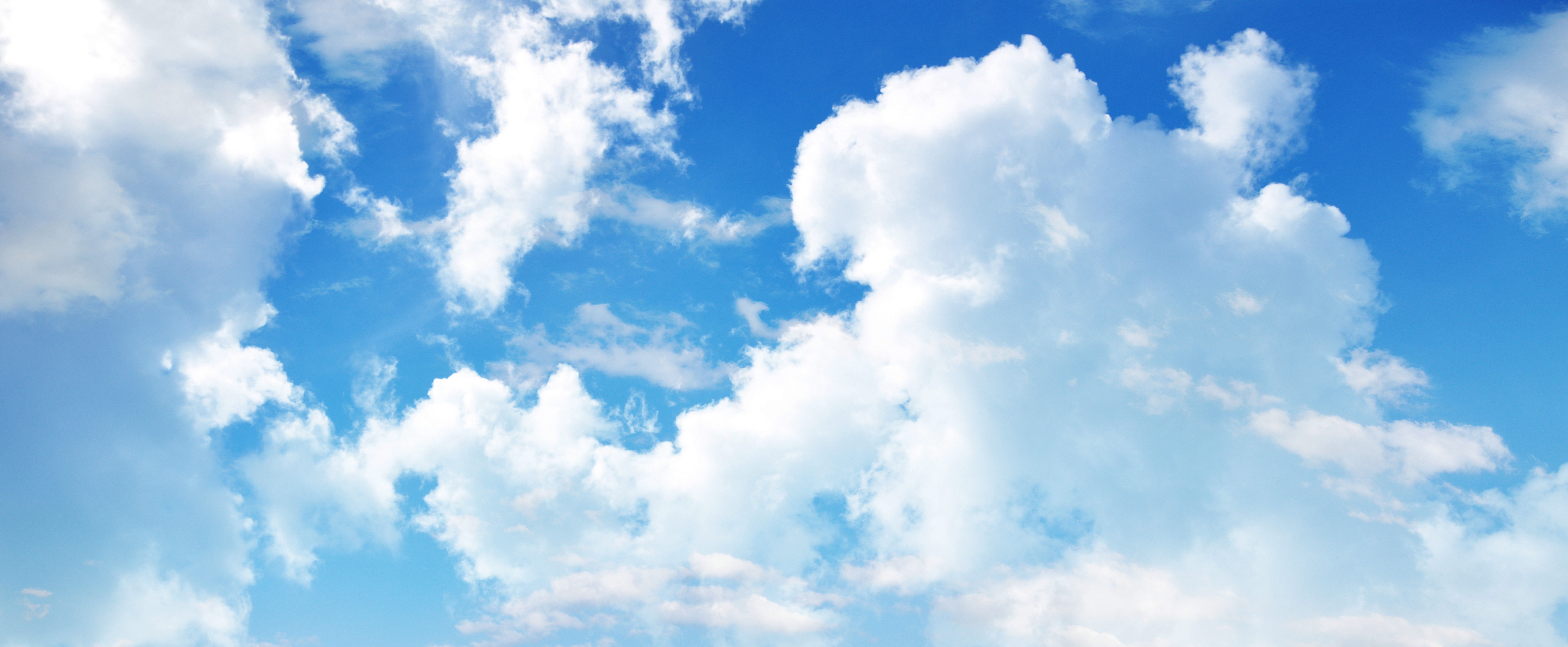 Blue sky with clouds